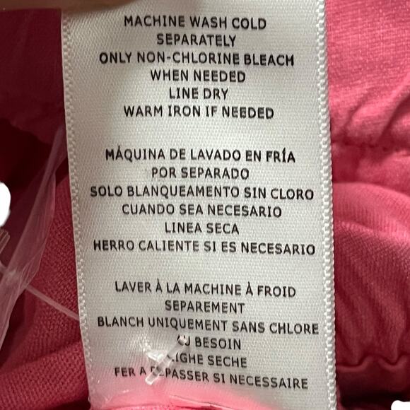 Kut from the Kloth pants Rosalie drawstring linen pink size 2X - Picture 7 of 8